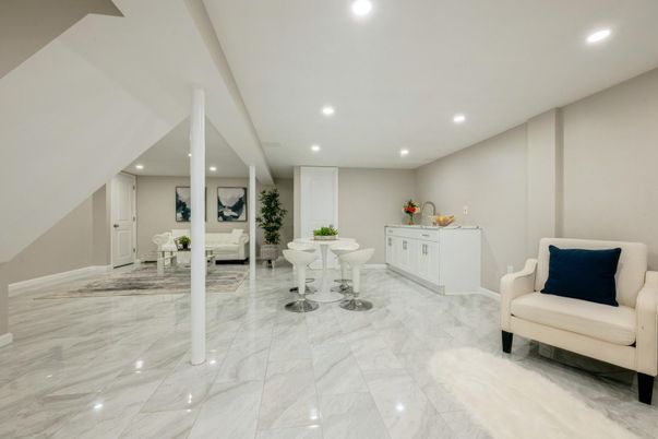 Interior, Marble, Recessed Lighting