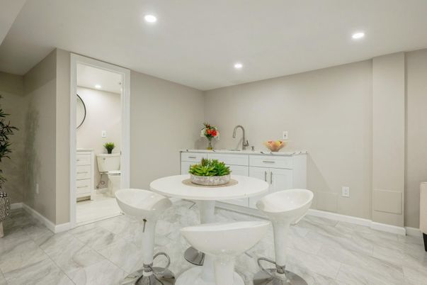 Interior, Marble, Recessed Lighting