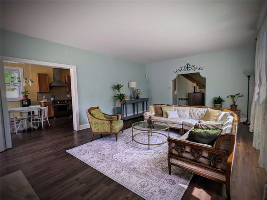 Dining room, Interior, Kitchen, Living room, Wood Texture Flooring
