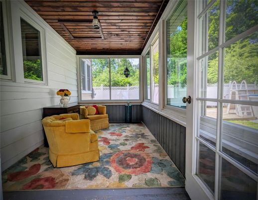 Interior, Sun Room, Wooden Ceilings
