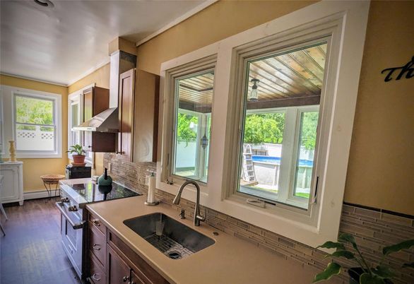 Interior, Kitchen, Wood Texture Flooring