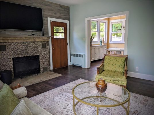 Fireplace, Interior, Living room, Wood Texture Flooring