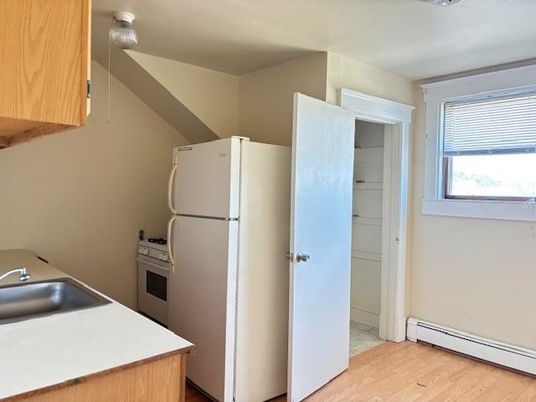 Interior, Kitchen, Wood Texture Flooring