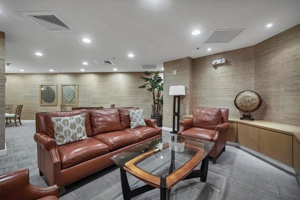 Dining room, Interior, Living room, Recessed Lighting, Stone Walls