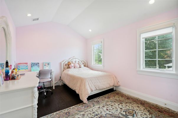 Bedroom, Home Office, Interior, Recessed Lighting, Wood Texture Flooring