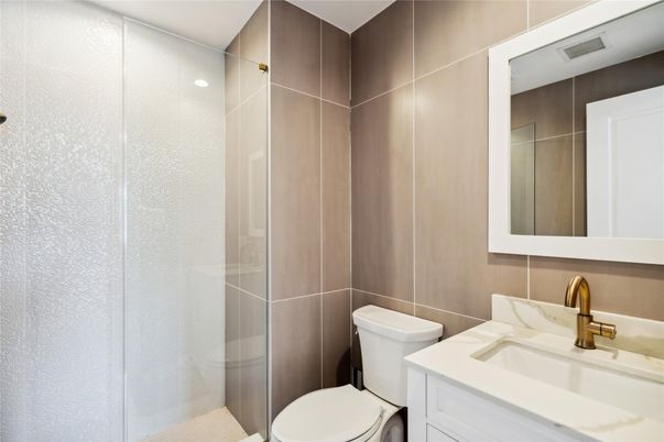 Bathroom, Glass Shower, Interior