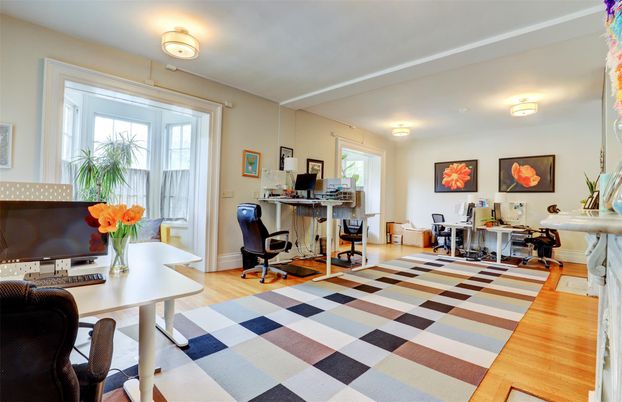 Home Office, Interior, Wood Texture Flooring