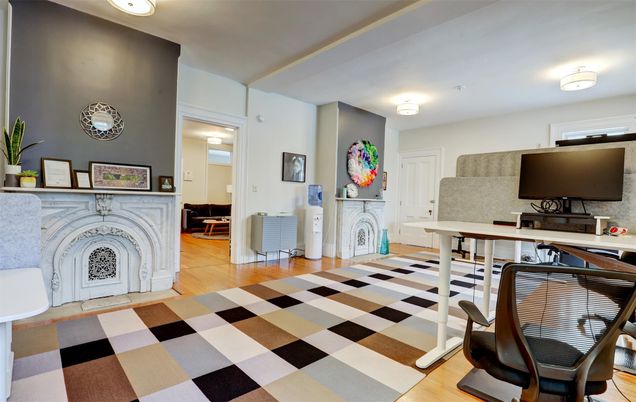 Home Office, Interior, Wood Texture Flooring