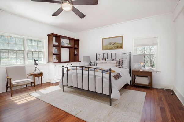 Bedroom, Interior, Wood Texture Flooring