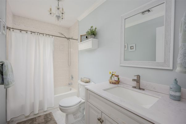 Bathroom, Chandelier, Interior