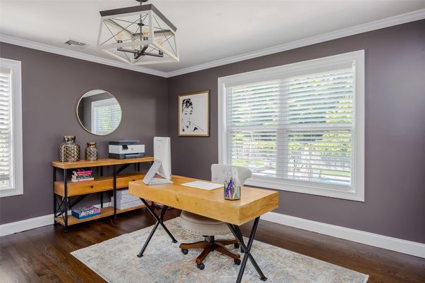 Home Office, Interior, Wood Texture Flooring