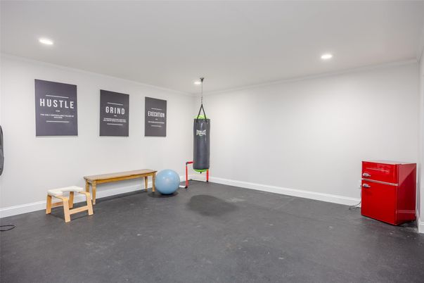 Fitness Equipment, Interior, Recessed Lighting