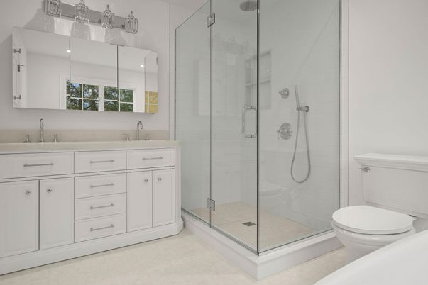 Bathroom, Glass Shower, Interior
