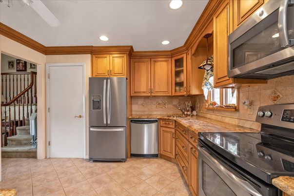 Interior, Kitchen, Recessed Lighting, Stainless Steel Appliances