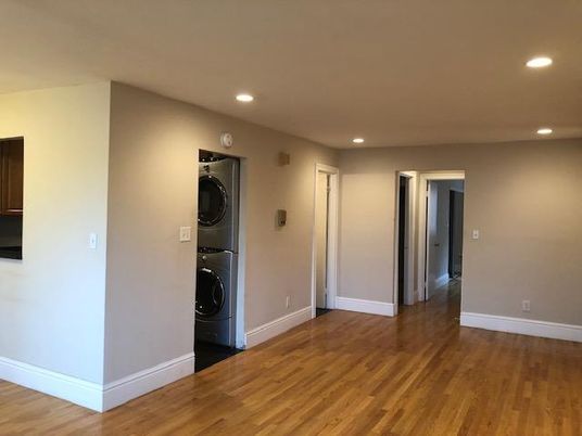 Interior, Recessed Lighting, Utility Closets, Washer, Wood Texture Flooring