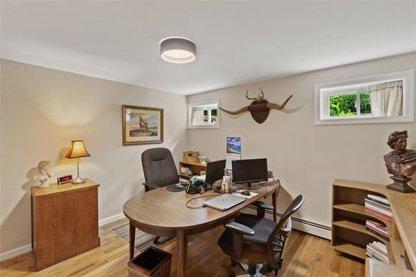 Home Office, Interior, Wood Texture Flooring