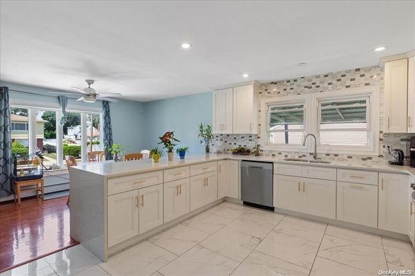 Interior, Kitchen, Marble, Recessed Lighting