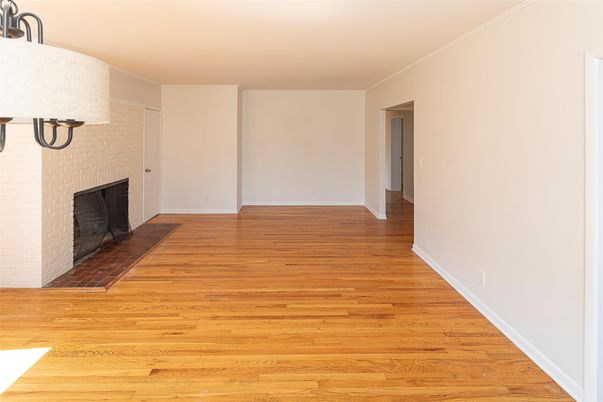 Empty room, Fireplace, Interior, Wood Texture Flooring