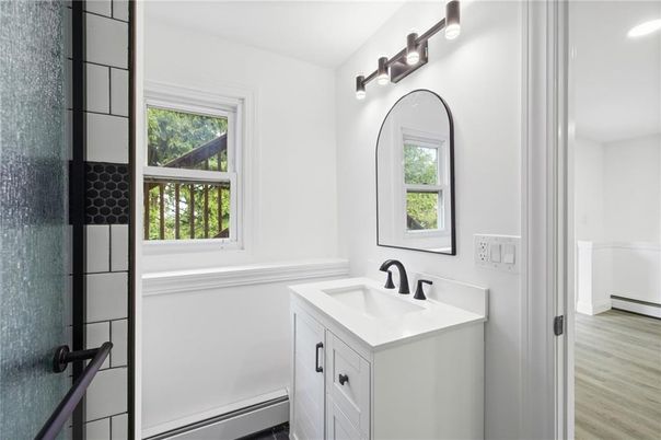 Bathroom, Interior, Wood Texture Flooring