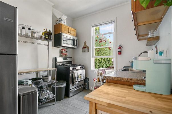 Interior, Kitchen, Wood Texture Flooring