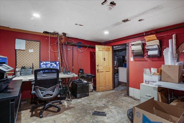 Home Office, Interior, Recessed Lighting