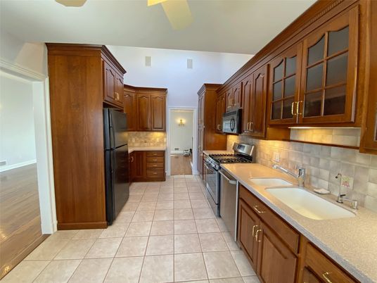 Interior, Kitchen, Wood Texture Flooring