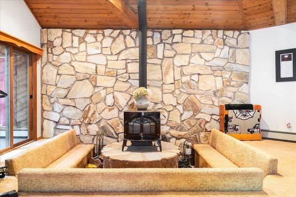 Fireplace, Interior, Living room, Stone Walls, Wooden Beams, Wooden Ceilings
