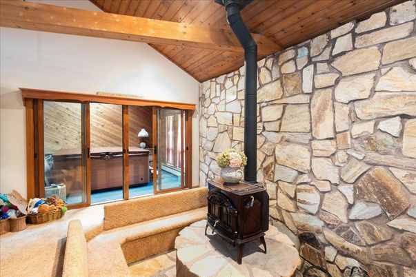 Fireplace, Interior, Stone Walls, Wooden Beams, Wooden Ceilings