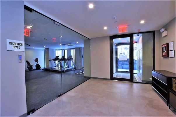 Fitness Equipment, Interior, Recessed Lighting