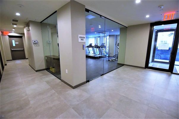 Fitness Equipment, Interior, Recessed Lighting