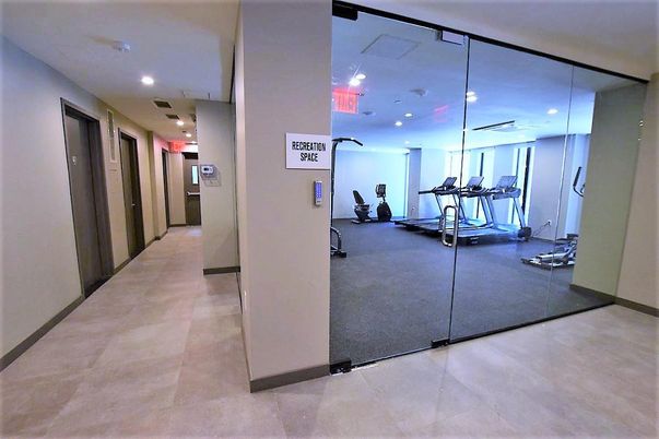 Fitness Equipment, Interior, Recessed Lighting