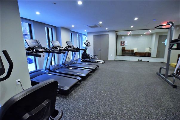 Fitness Equipment, Gym, Interior, Recessed Lighting