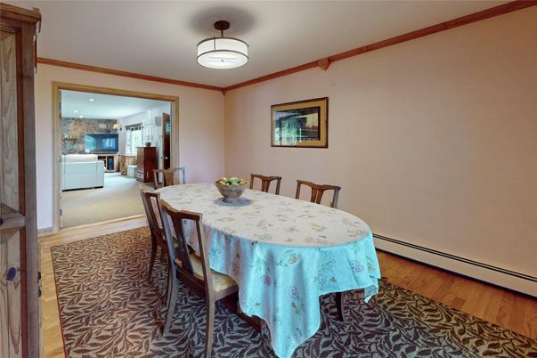 Dining room, Interior, Wood Texture Flooring