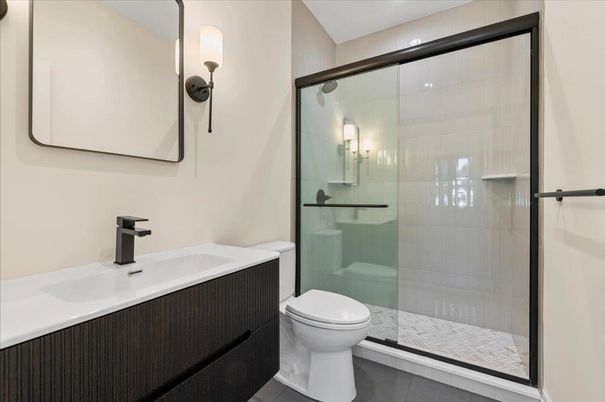 Bathroom, Glass Shower, Interior