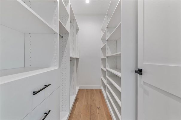 Interior, Recessed Lighting, Walk-in Closets, Wood Texture Flooring
