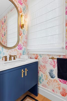 Bathroom, Interior, Wood Texture Flooring