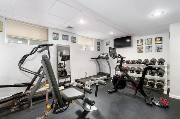 Fitness Equipment, Interior, Recessed Lighting