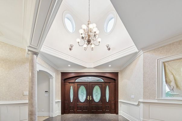Chandelier, Interior, Recessed Lighting