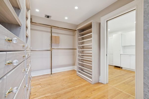 Interior, Recessed Lighting, Walk-in Closets, Wood Texture Flooring