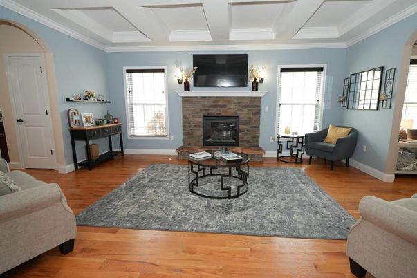 Fireplace, Interior, Living room, Wood Texture Flooring