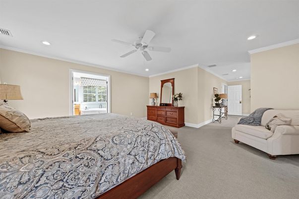 Bedroom, Interior, Recessed Lighting