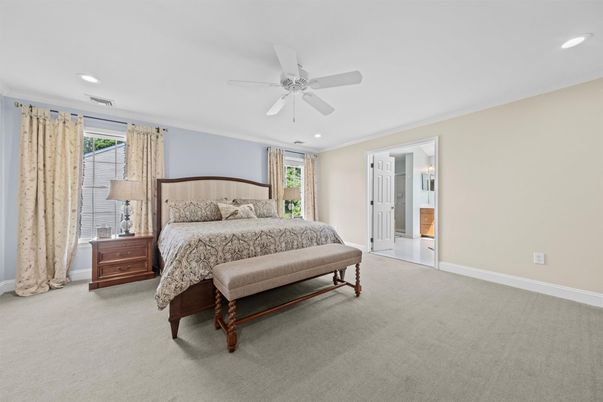 Bedroom, Interior, Recessed Lighting