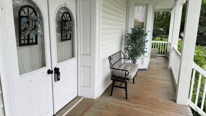 Exterior, Wood Texture Flooring