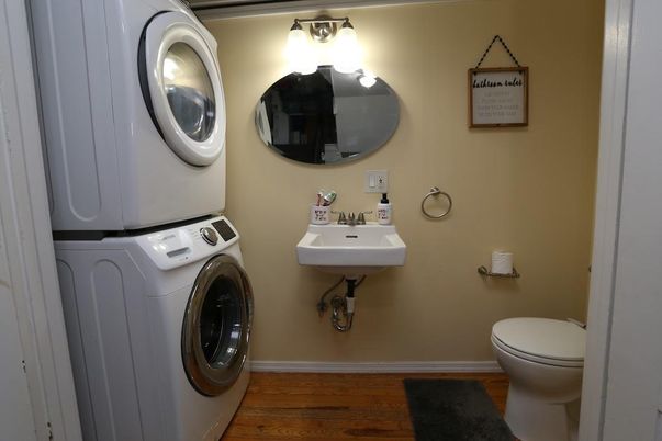 Interior, Utility Closets, Washer, Wood Texture Flooring