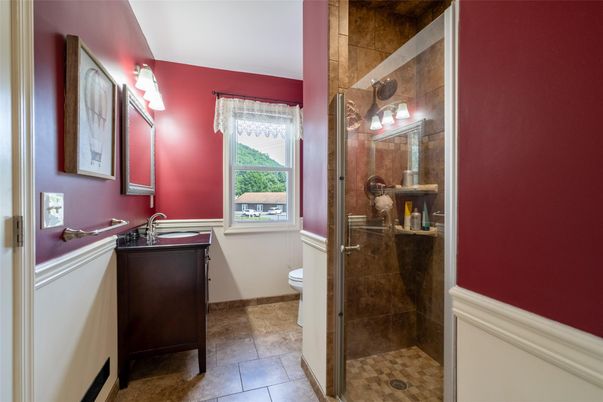 Bathroom, Glass Shower, Interior