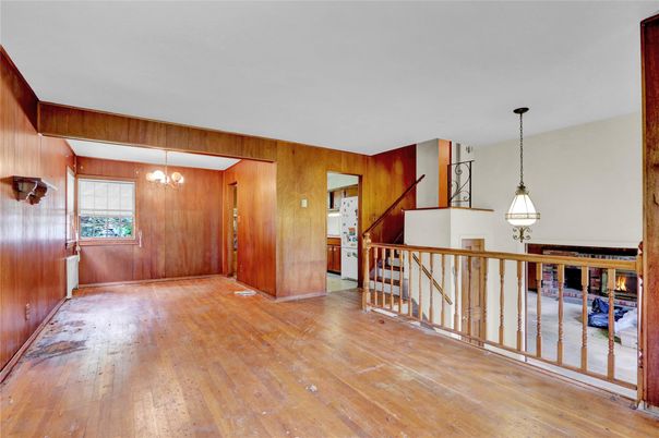 Interior, Pendant Lights, Wood Texture Flooring, Wooden Walls