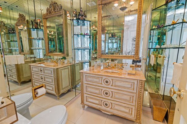 Bathroom, Dual Sink Vanities, Glass Shower, Interior