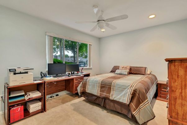 Bedroom, Home Office, Interior, Recessed Lighting