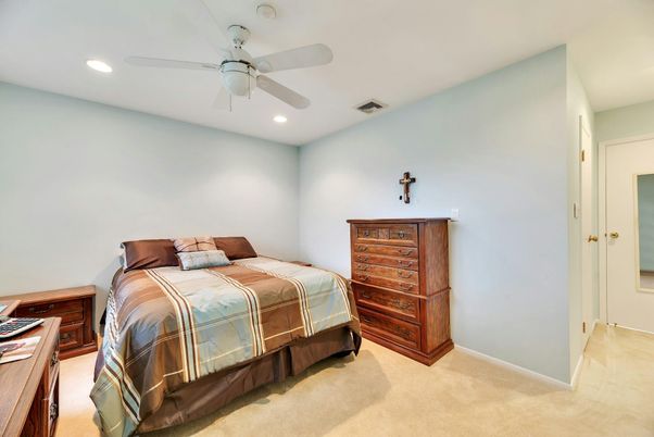 Bedroom, Interior, Recessed Lighting