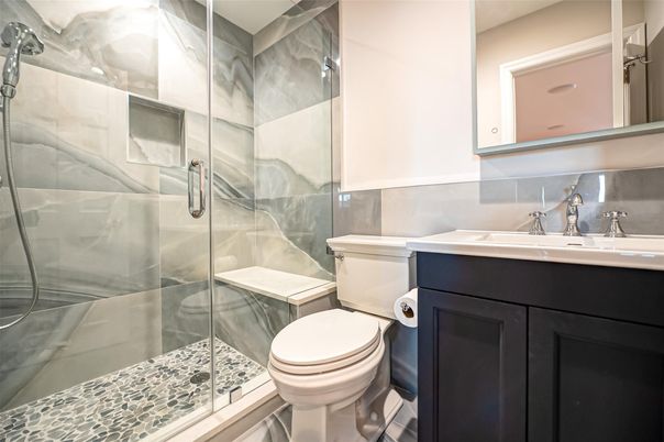 Bathroom, Glass Shower, Interior